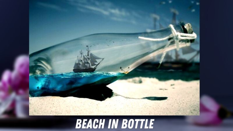 beach in bottle
